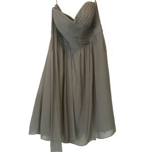 Jenny Yoo Collection Convertible Sage tulle Tie Dress Midi Bridesmaid Formal sz8